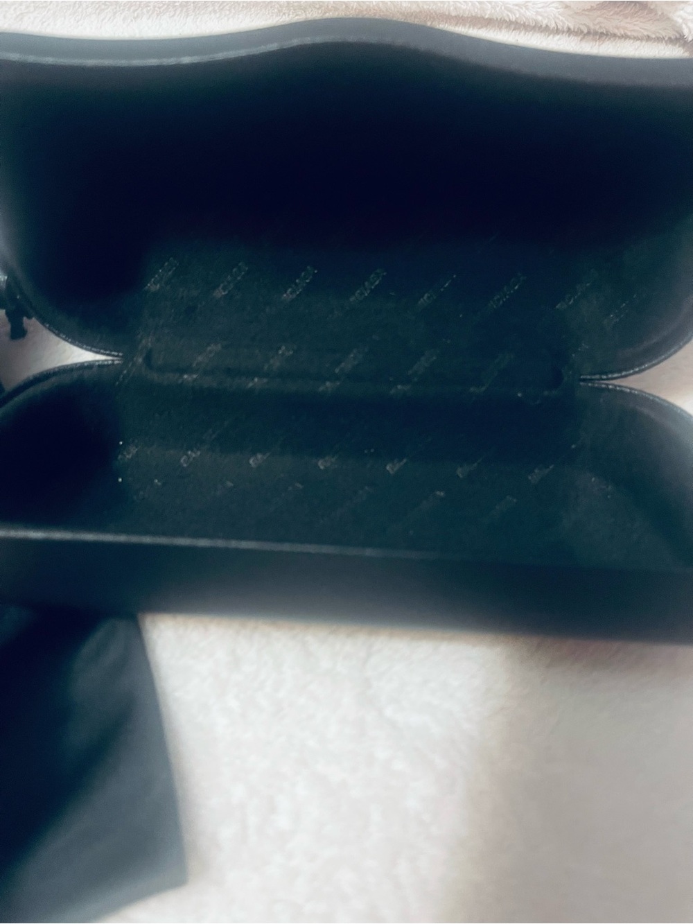 Balenciaga Black Embossed Sunglasses Case - Picture 7 of 10